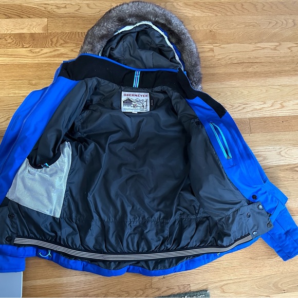 Obermeyer ski jacket size 6 women’s bomber style - Picture 6 of 9